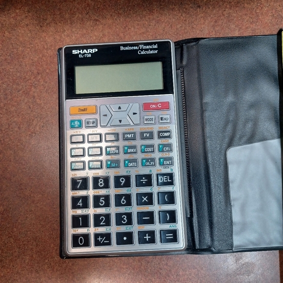 Sharp EL-738 Business/Financial  Calculator - Picture 4 of 13
